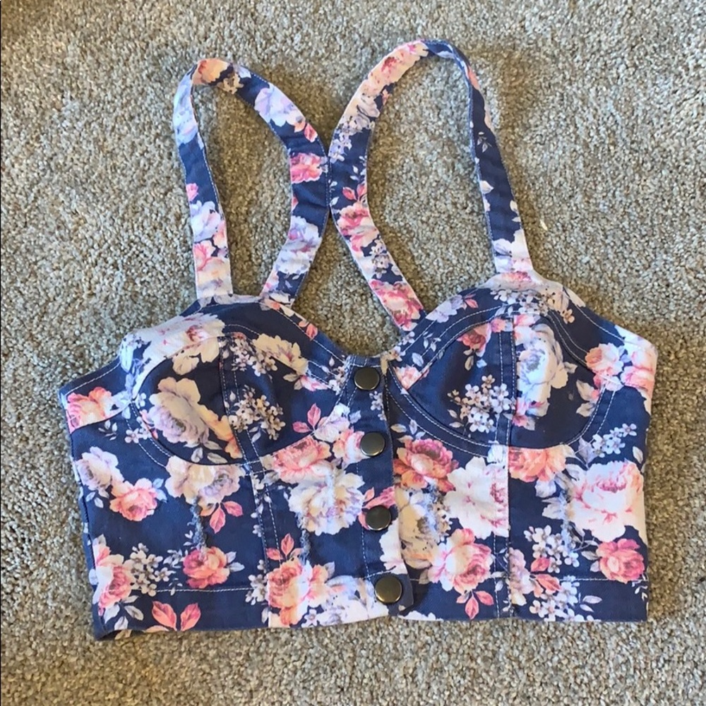 Floral Crop Top